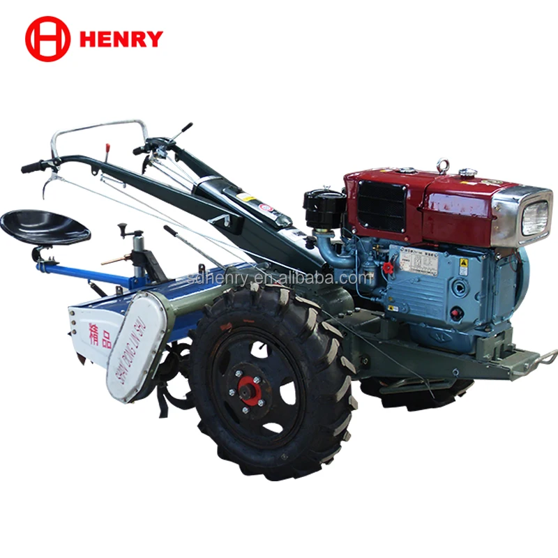 12hp water cooled diesel engine walking tractor low price power tiller for sales