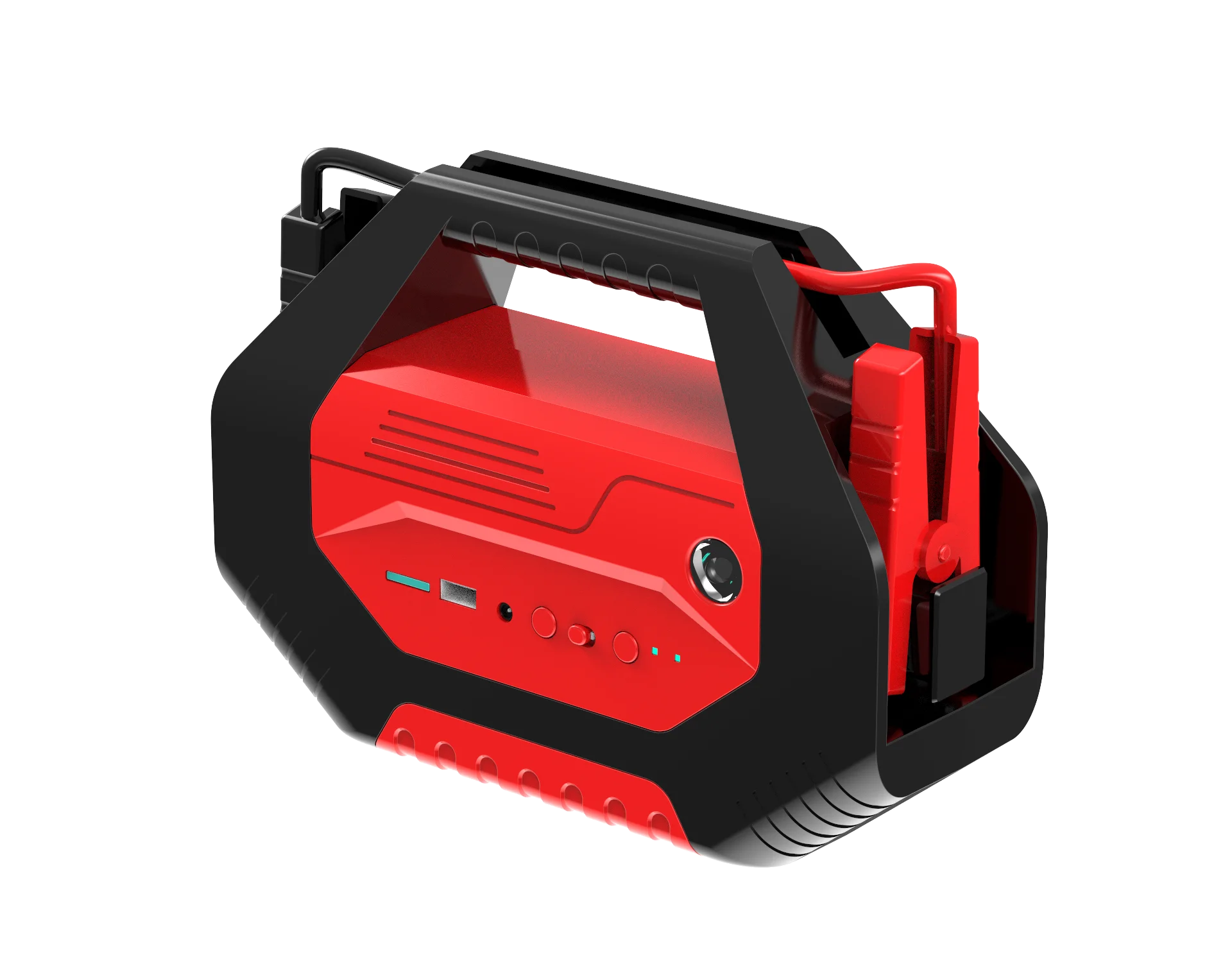 12v/24v jump starter 32000 mah  heavy duty truck towing vehicle with 2x 230Ah 1200A lead battery booster