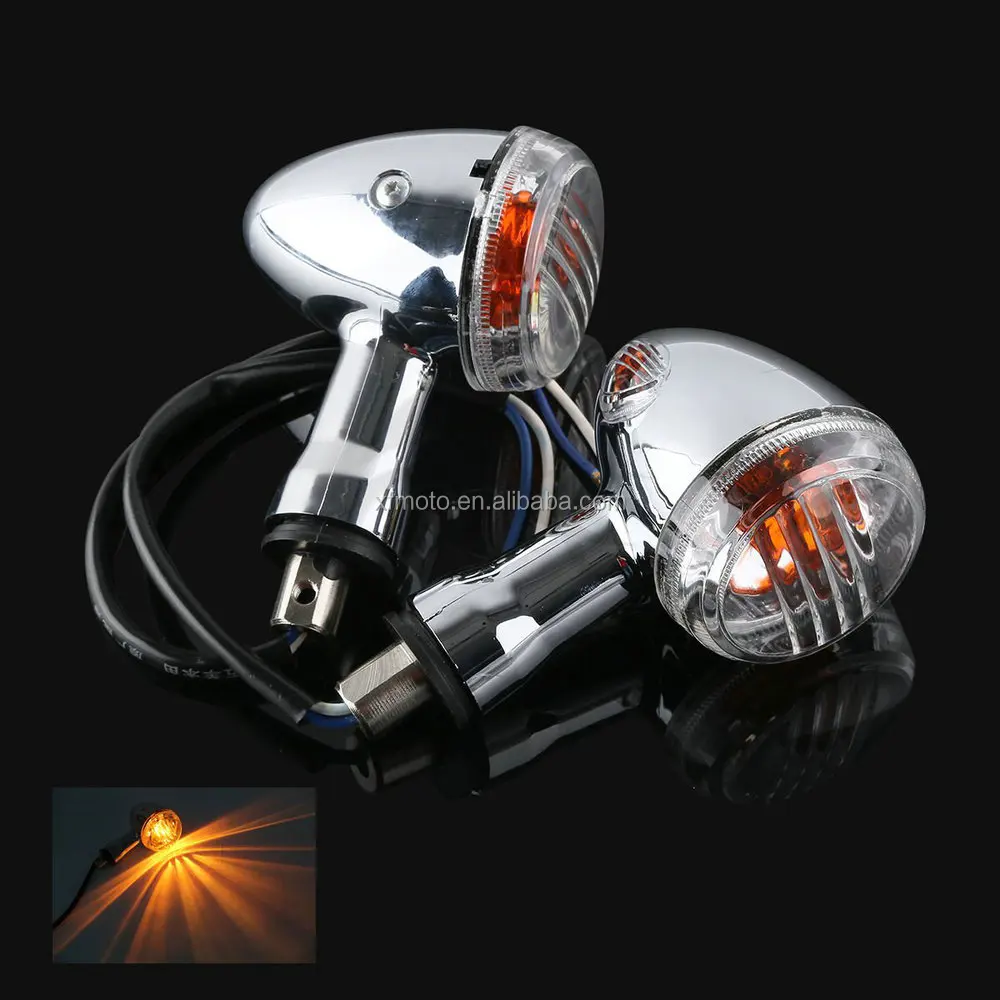 2X Clear Turn Signals For Suzuki Boulevard M109R VRZ1800 06-13 07 08 09 10 11 12