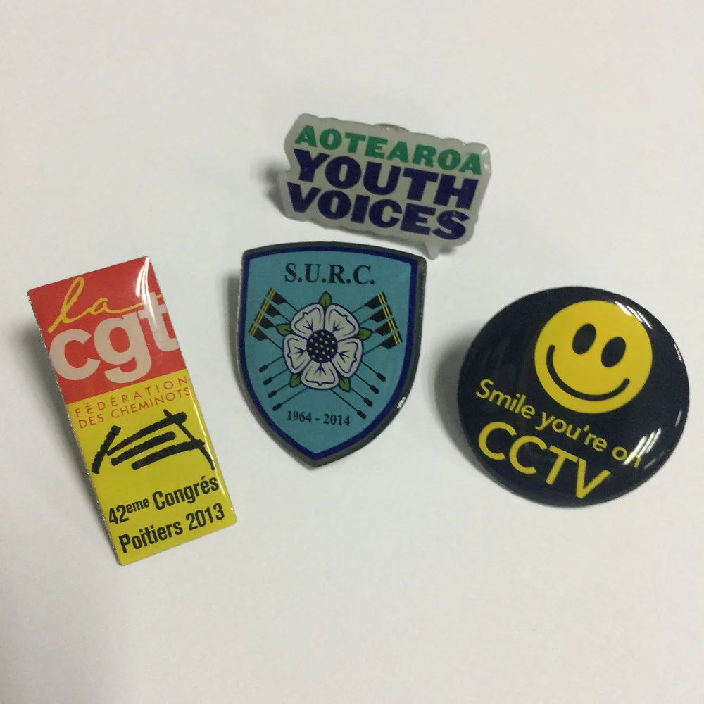 Дешевый бейдж на заказ, офсетная печать, эпоксидное покрытие, бейдж с именем, булавка, металлический зажим для значка