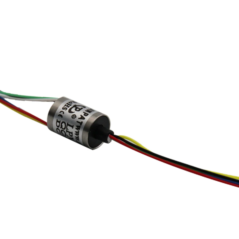 auto slip ring 6 circuit 0.5A ultra-miniature Long life,Can be used for monitoring miniature capsule slip rings
