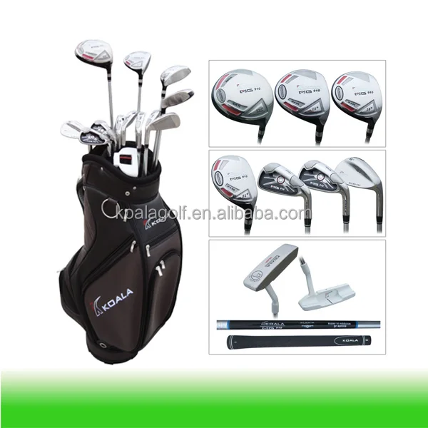 Manufacturer direct selling Series custom equipment complete set golf clubs with a PU golf bag