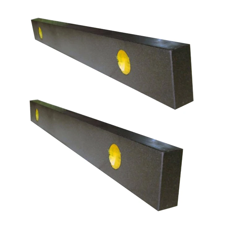 Machinist level black granite straight edge