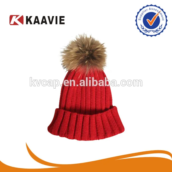 winter woolly beanie with faux fur polyformaldehyde polyformaldehyde ribbed knit