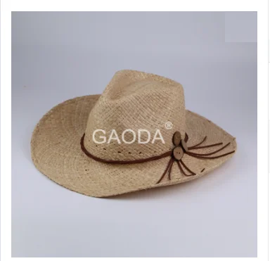 Wholesale farmers wide brim straw hats sombrero cowboy  hats