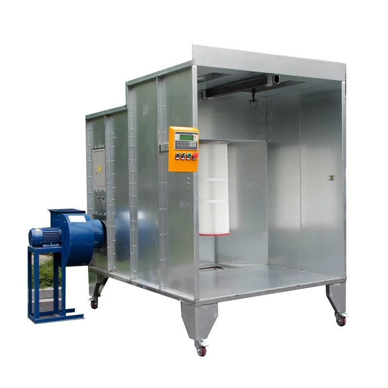 Electrostatic Manual Powder Coating Cyclone Booth