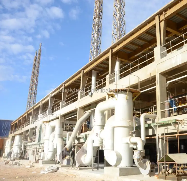 
K2SO4 Sulphate of potash chemical production line by Mannheim furnace process 