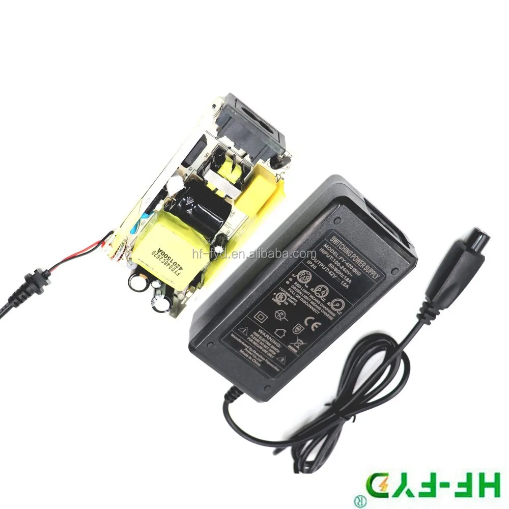 Fuyuandian FY0634201500 42V 1.5A Li ion Battery Charger with CE FCC ROHS PSE SAA GS CB RCM KC certification