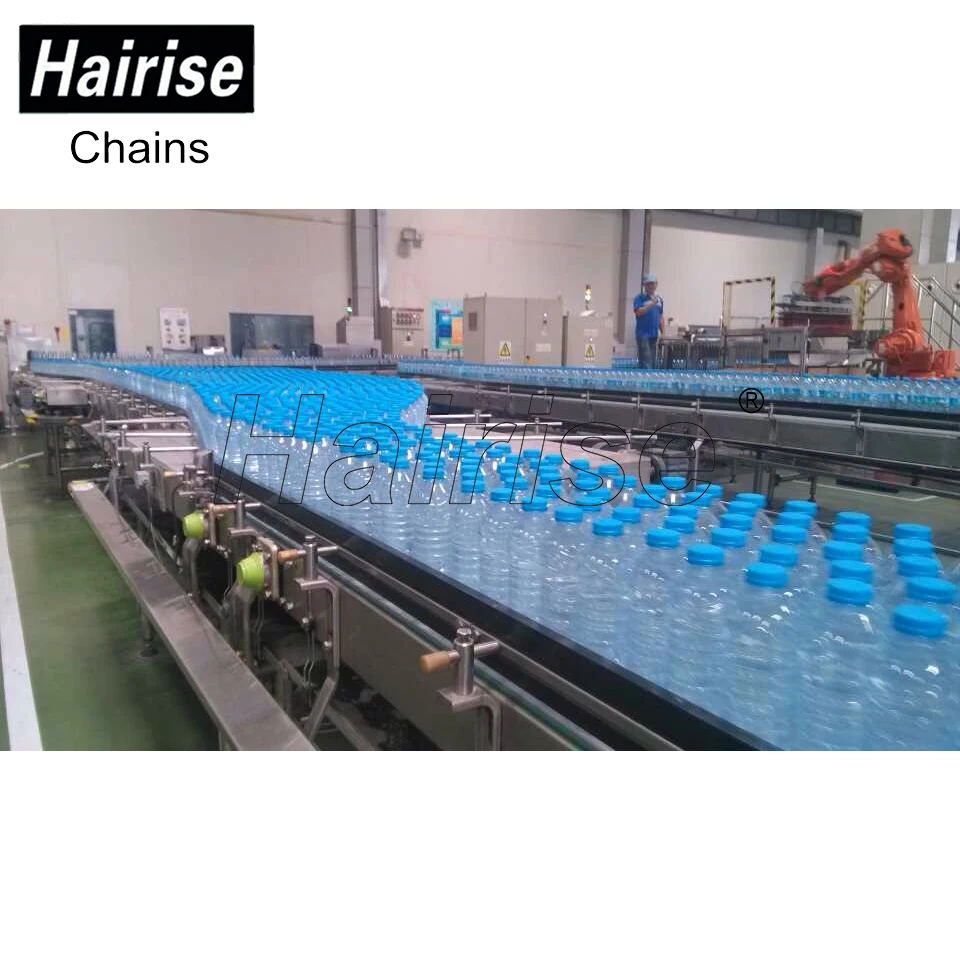 Hairise guide rails roller side roller top chains components conveyor