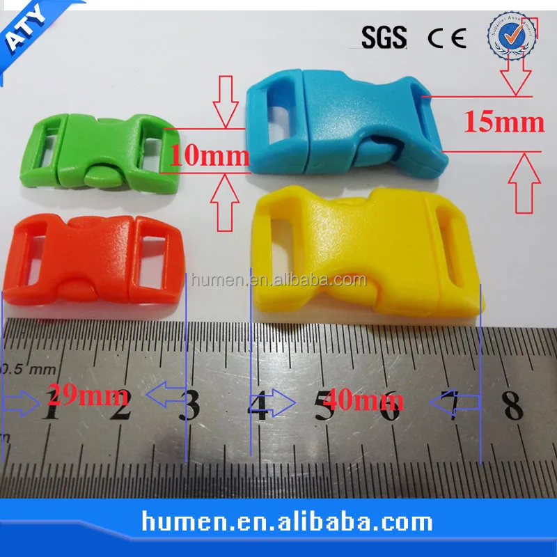 Factory Various size hot sales backpack luggage accessories custom high quality breakaway 2022 latest plastic bag release buckle