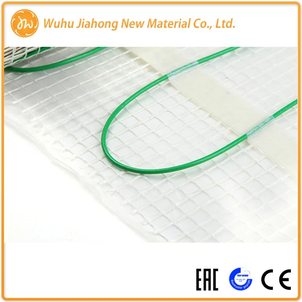 Single conductor electric underfloor heating mat 200wm2 heating mat