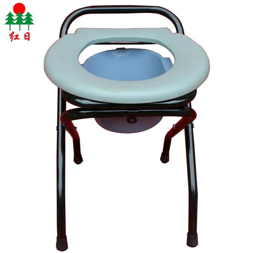 New Design lightweight eco-friendly folding adjustable commode toilet chair