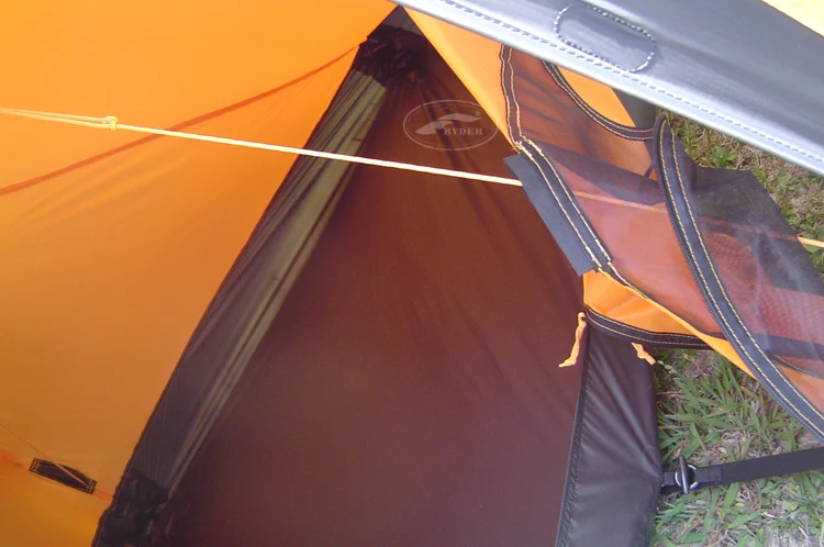 Customized Lightweight Silicone Treating on Both Sides Silnylon Backpacking Small Super Compact Tent for Single Person