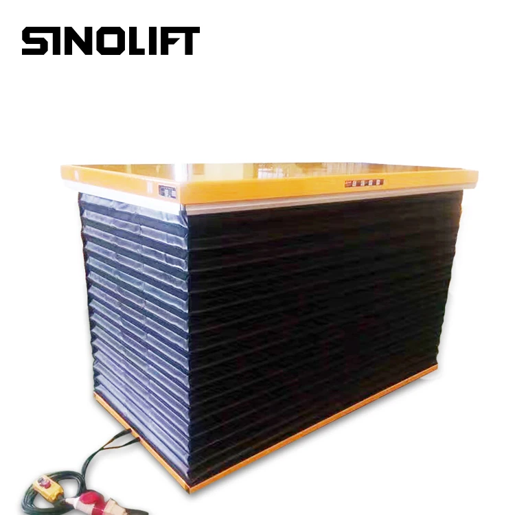 Sinolift HW Series Super Large Table Board Electric Platform Lift With Overload Protection Function