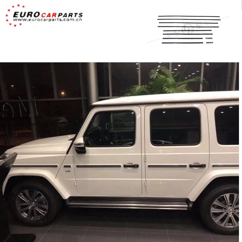 G class 2019 год W464 черный боковой формовочный комплект для G wagon W464 G350 G450 G500 G55 G63