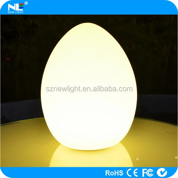 LED ball light outdoor color changing LED egg shape ball color changing mood LED light ball