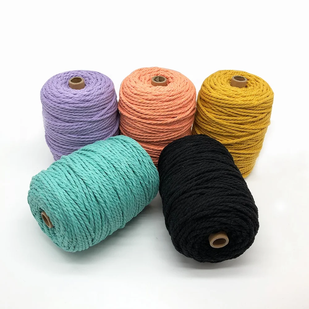 
Knotting cord knot-bearing cord macrame knots recycled cotton 