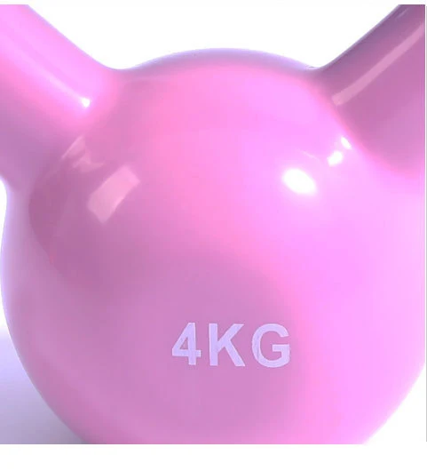 Most Popular PVC Dipping Coated Vinyl Kettlebell Workout Weight Loss Strength Training Sports Entertainment Product