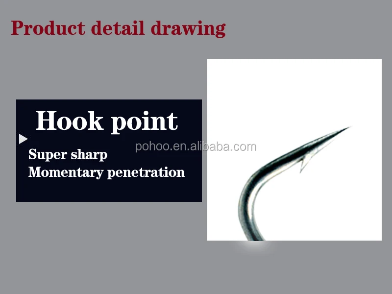 Kirby salt water long shank hook