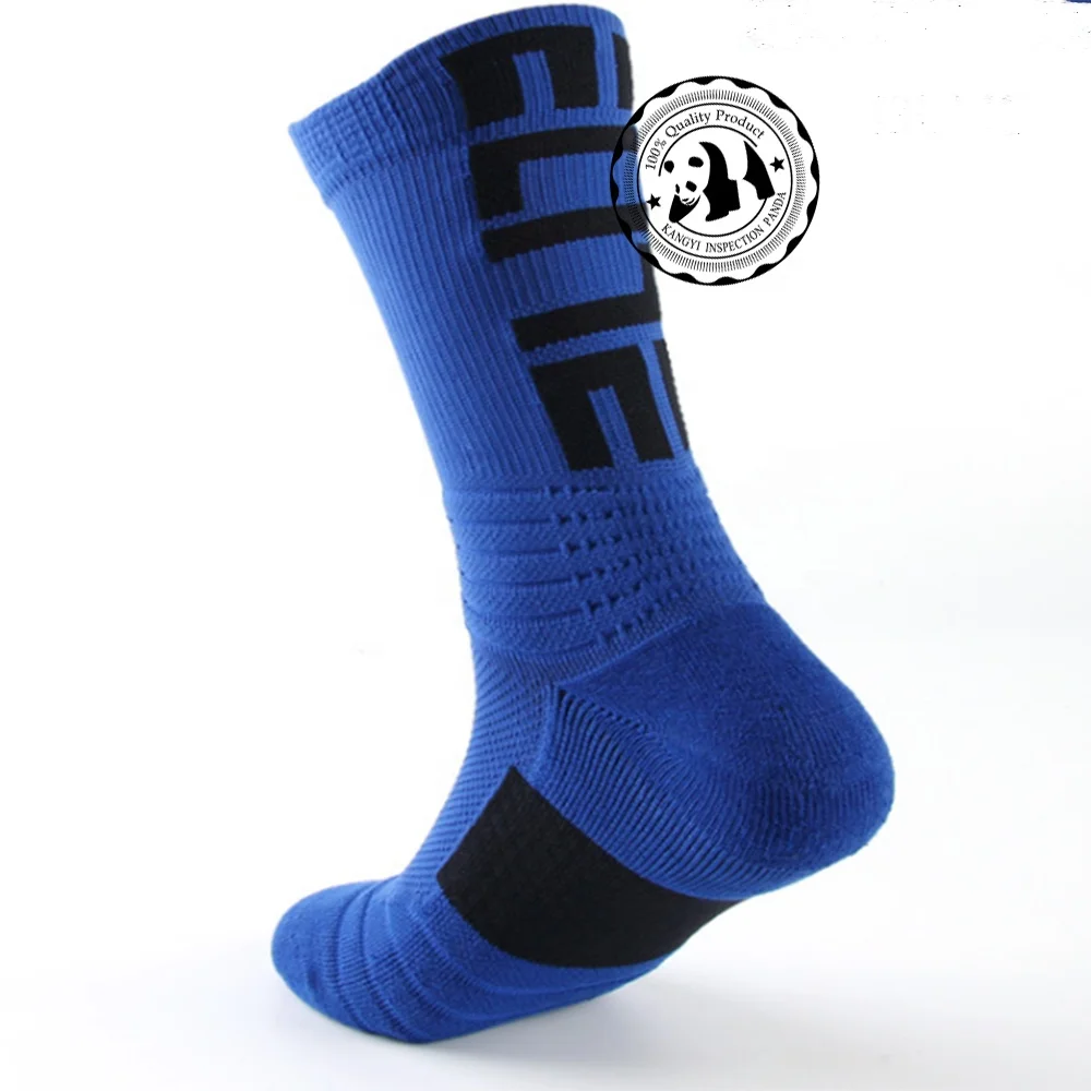 KANGYI 2019 hot sale Sports men running socks Custom Compression Athletic cheap Basketball  Socks