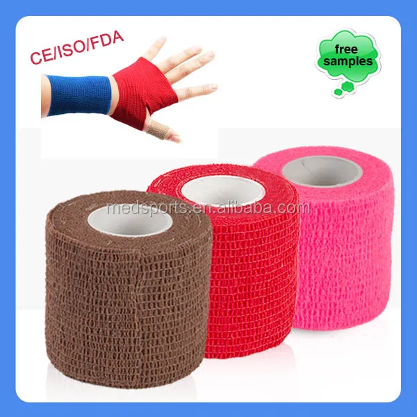 
Unique products to sell boxing hand wraps hand tear printed self adhesive bandage 