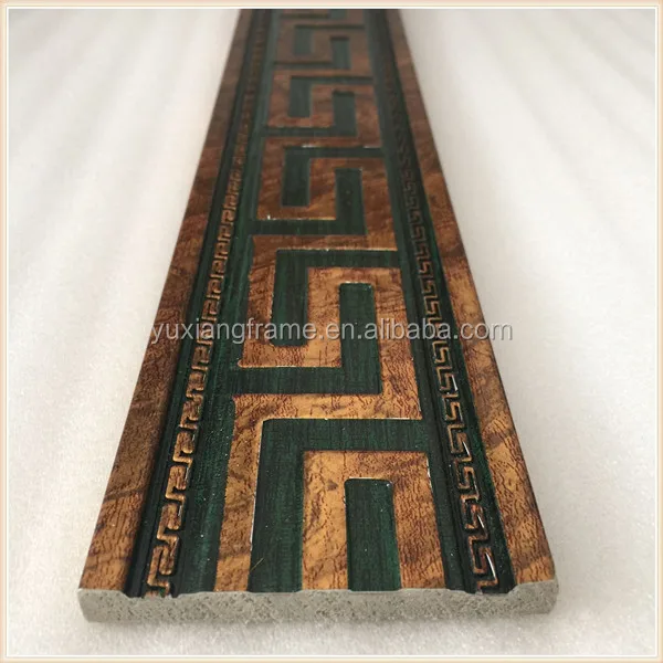 Islam Design Antique Gold Fancy Design Ps Interior Decorative Profile/moulding