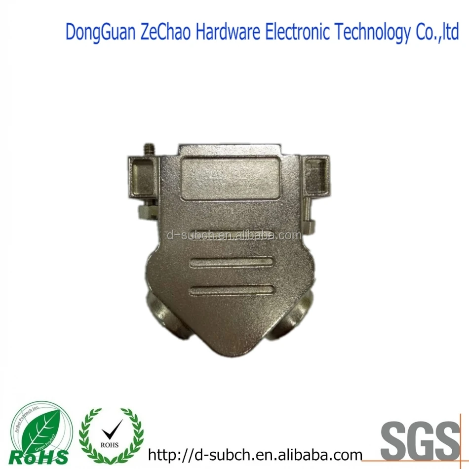 Vga Metal Hoods 9 Pin D-sub Connector Cover 45/75 Degree Cable Outlets