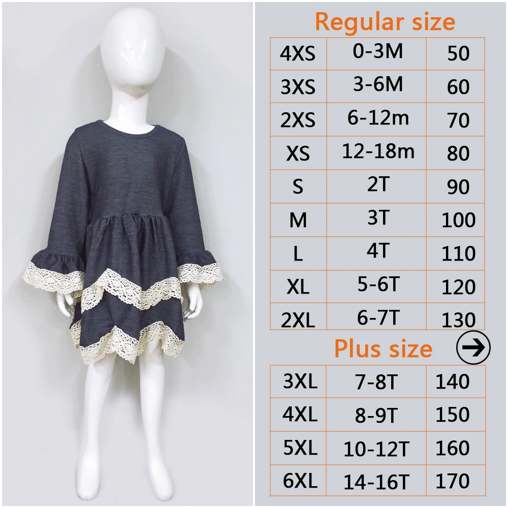 2018 new long sleeved and lovely fashion Princess Dress