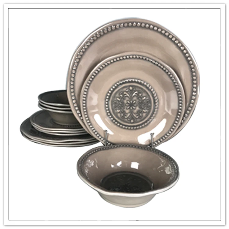 4pcs/ 16pcs tableware with melamine plate/ bowl/ cup mug dining table set service, pakistani melamine dinner ware