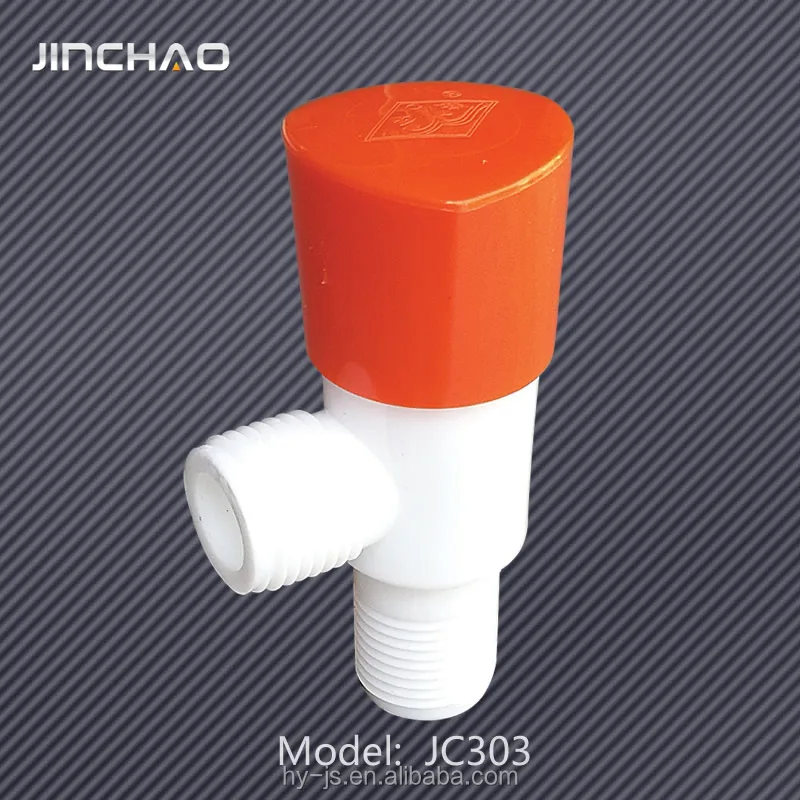Plastic angle valve 120 degree high temperature resistance for water