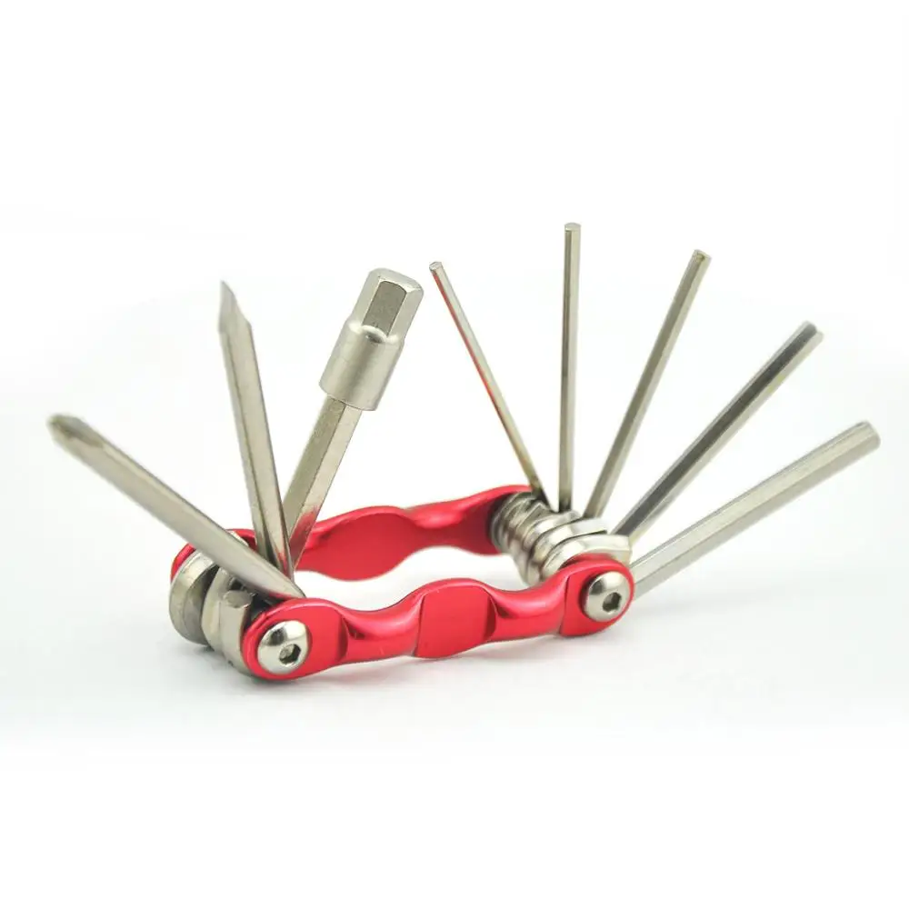 
9 in 1 multi bicycle repair too lhand tool portable mini bike tool 
