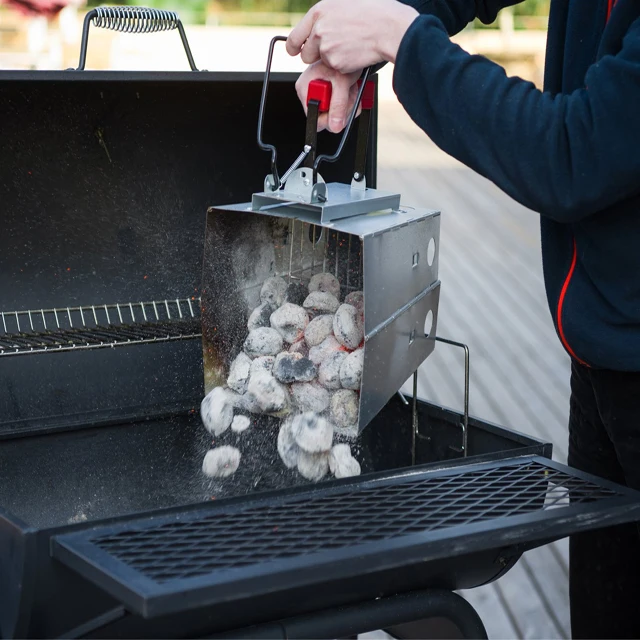 Foldable Charcoal Chimney Fire Starter for Camping Grill BBQ Starter