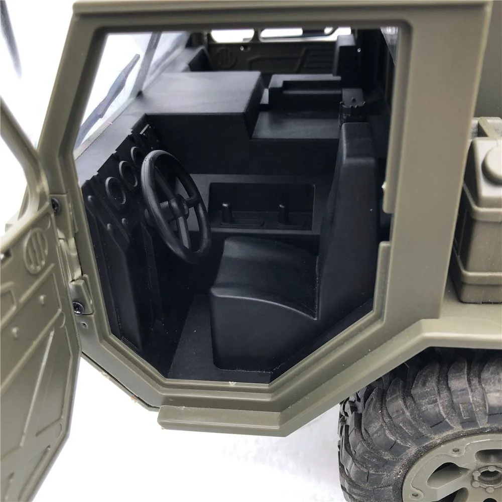 Fayee FY004A 1/16 2.4G 6WD US Army Military RC Truck RTR Crawler Command Vehicle Optional 30W Wifi FPV Camera 15KM/H