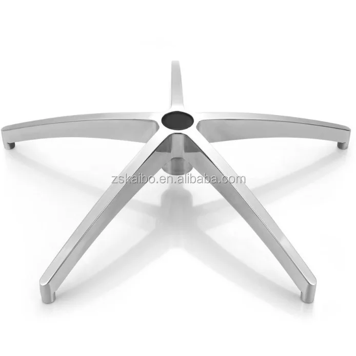 aluminium die casting 5-star chair base/ die cast aluminium chair base a380 die casting