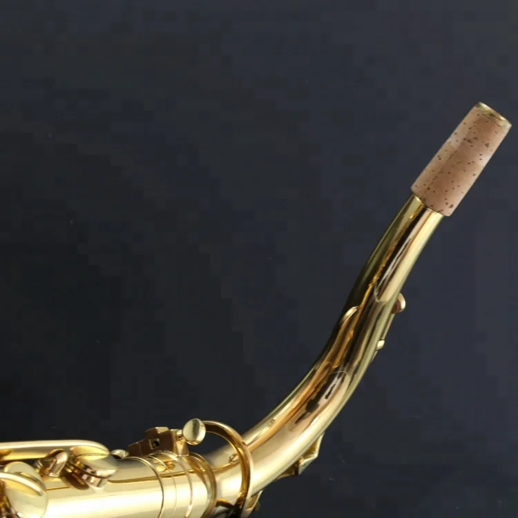 Музыкальный инструмент Roffee тенор саксофон желтый латунный Bb золотой лаковый корпус