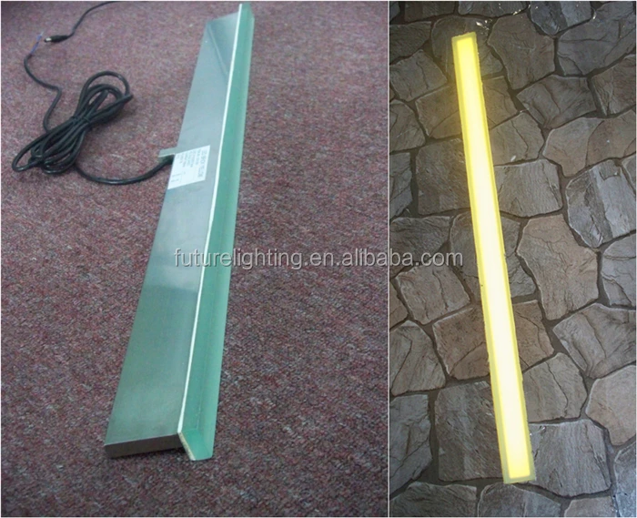 
Outdoor waterproof ip67 stainless steel housing RGB Linear led strip brick light 