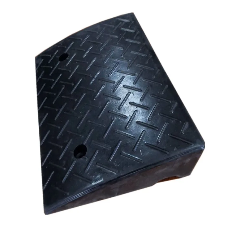 Good Load capacity Rubber fixed installation curb ramp for car or motorcycle
