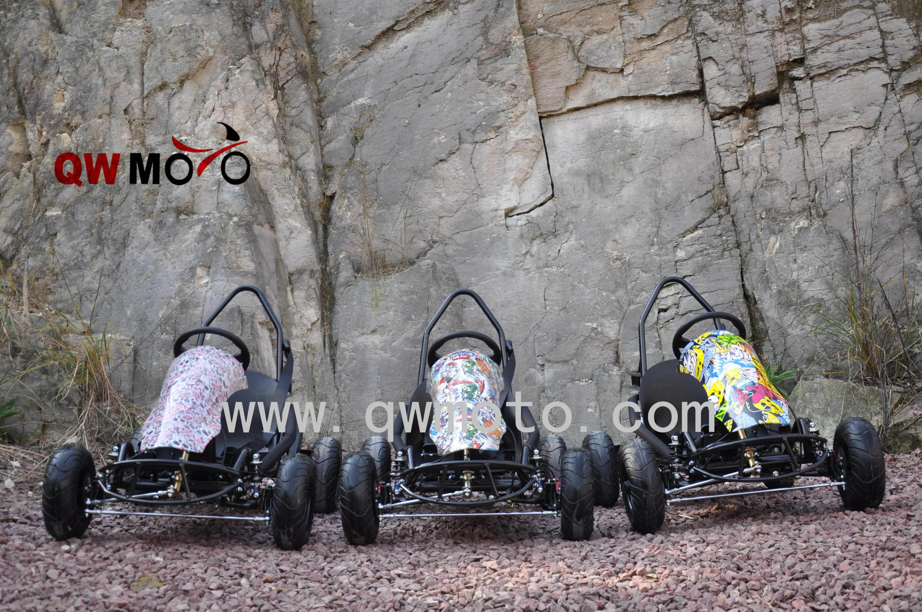 Electric Mini Go Kart quad bike 500w/800w Go Kart QWMOTO