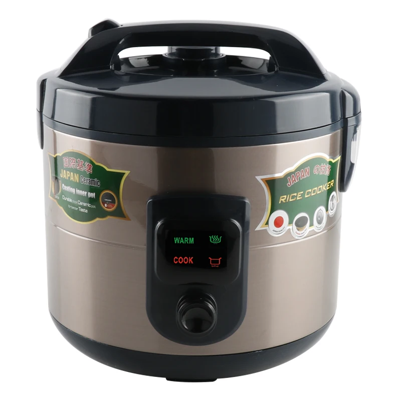 Warehouse Inventory new design of 2.2Liter deluxe rice cooker of ceramic non-stick coated inner pot
