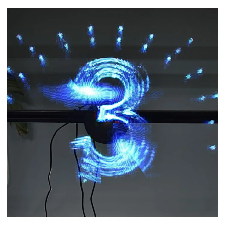 New 50cm small outdoor holographic projector display interactive 3d hologram fan
