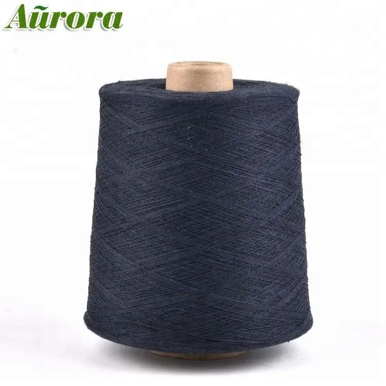 Custom yarn 50% cotton 50% polyester cross stitch yarn natural raffia yarn thread