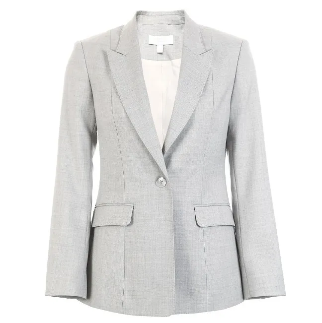 Ladies trouser suit designs 50%wool blazers ladies women 2 piece set pant coat for women formal suit