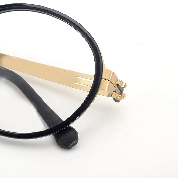 U-Top Eyewear Optic Vision Reading Glasses OEM ODM Frame Black Metal Eyewear XT-XH-(7)