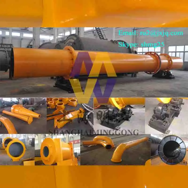 Dryer drum for drying clinker, sludge, lime, bauxite / quality dryer