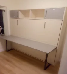 Современные компактные деревянные подъемные кровати, вертикальный скрытый трансформер, Настенный комплект оборудования