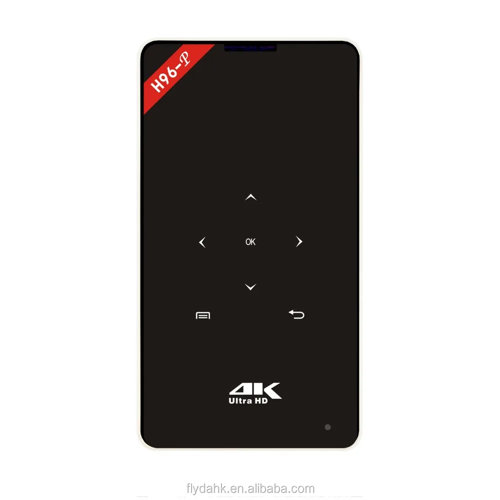 H96-p Android 6.0 TV Box Quad Core DLP MINI projector Dual Band WIFI Home Video Theatre Ultra HD 4K Media Player BT HD-IN TV Set