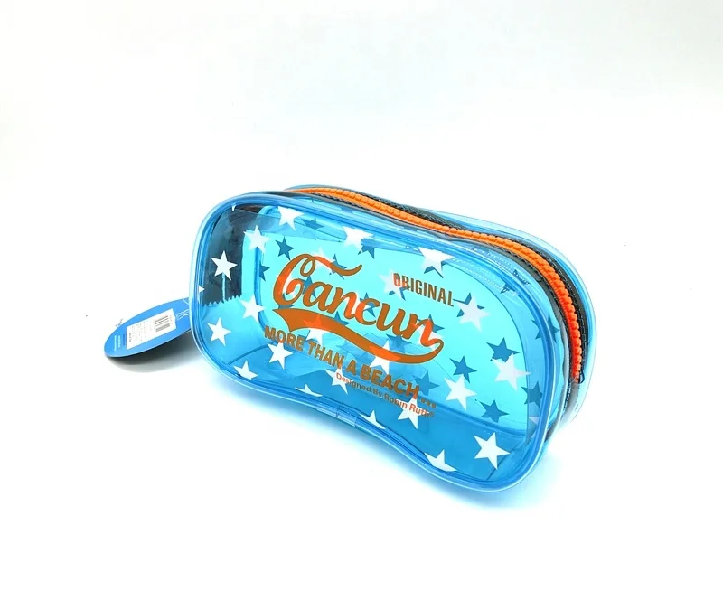 
Wholesale transparent PVC cosmetic bag for easy packaging PVC packaging bag 