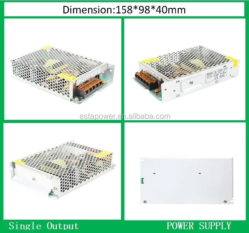 S-75-12 switching power supply 12V6.3A 12V80W 12V6.5A power LED monitoring