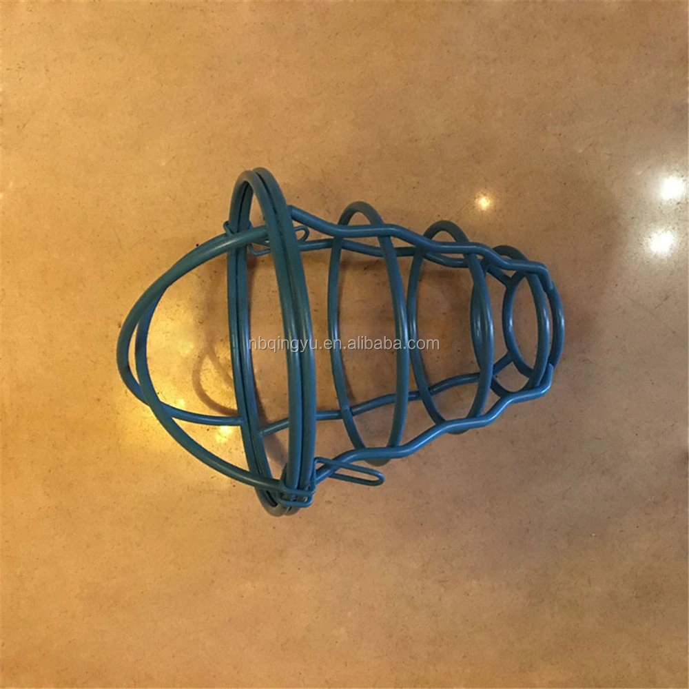 Industrial Retro Metal Wire Light Bulb Guard Vintage Black Bird Cage Shade for Pendant Light