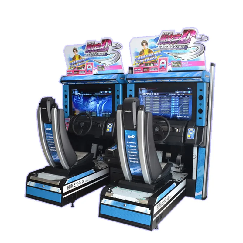 Newly designed coin operated arcade game simulator horse racing machine